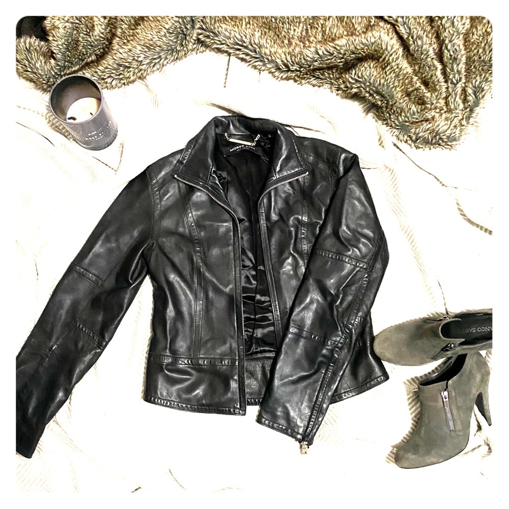 Andrew Mark New York leather jacket